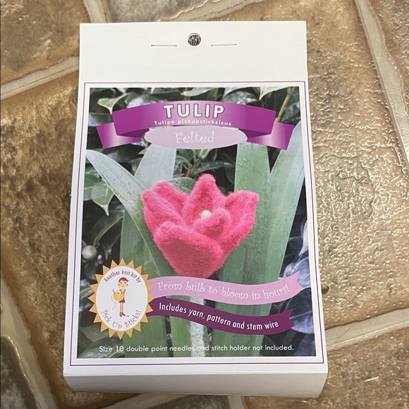 pick up sticks Other - Tulip Flower Knitting Kit